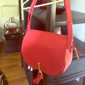 Vera Bradley Leather red leather shoulder bag